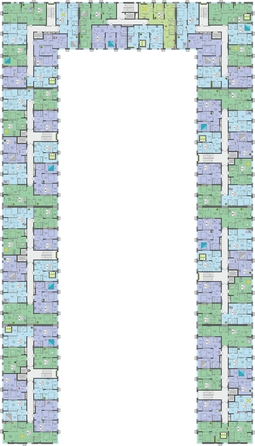 
  Продается 1-комн. квартира, 35.57 м², ЖК Зеленая территория, литера 1.2
. Фото 3.