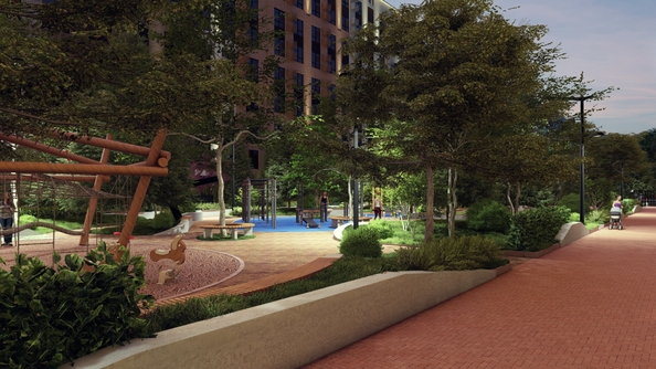 
  Продается 1-комн. квартира, 35.49 м², ЖК Зеленая территория, литера 1.2
. Фото 22.