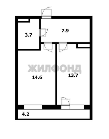 
  Продается 1-комн. квартира 40 м². Фото 2.