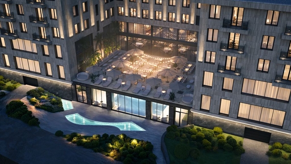 
  Продается номер в отеле 37.3 м², в ГК River Rock Геленджик бэй (Ривер Рок). Фото 5.