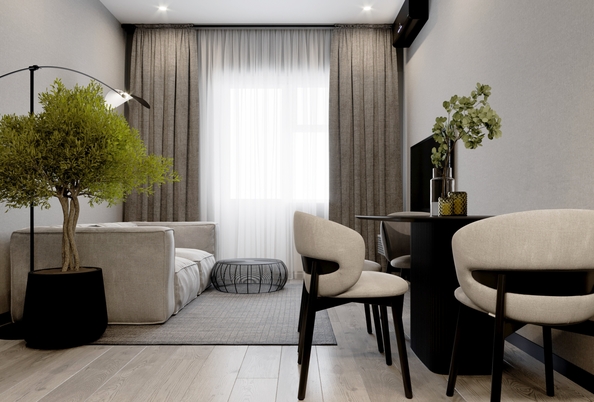 
  Продается 1-комн. квартира 35.77 м², в ЖК Теплые края, литер 2. Фото 1.