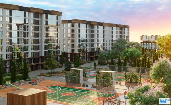 
  Продается 3-комн. квартира 87.7 м², в ЖК Югге, литера 6. Фото 1.