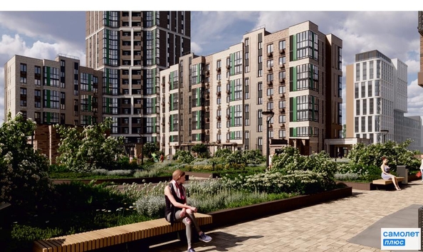 
  Продается 3-комн. квартира 92.5 м², в ЖК Парковый, литер 1. Фото 1.