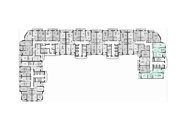 
  Продается 2-комн. квартира 54.95 м², в ЖК Гулливер, литер 3. Фото 2.