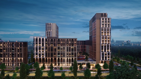 
  Продается 2-комн. квартира 68.4 м², в ЖК Эрмитаж, дом Малевич, к 1.1. Фото 1.
