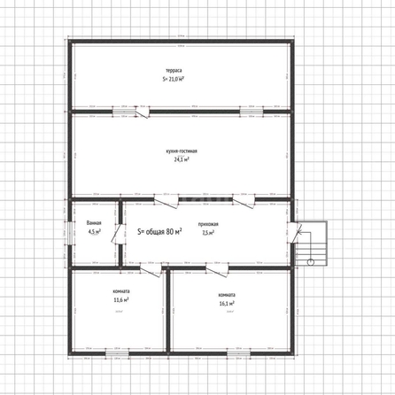 
  Продается дом 64 м². Фото 1.