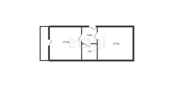 
  Продается 1-комн. квартира 42.45 м². Фото 21.