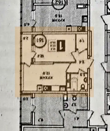 
  Продается 1-комн. квартира 36 м². Фото 24.