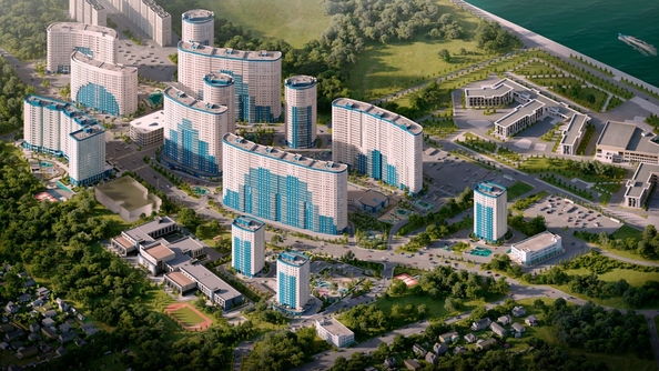 
  Продается 1-комн. квартира 39.4 м², в ЖК Фонтаны, литер 25. Фото 2.