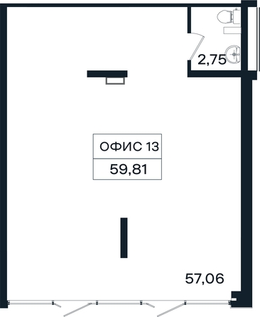 
  Продается универсальное помещение 59.81 м². Фото 1.