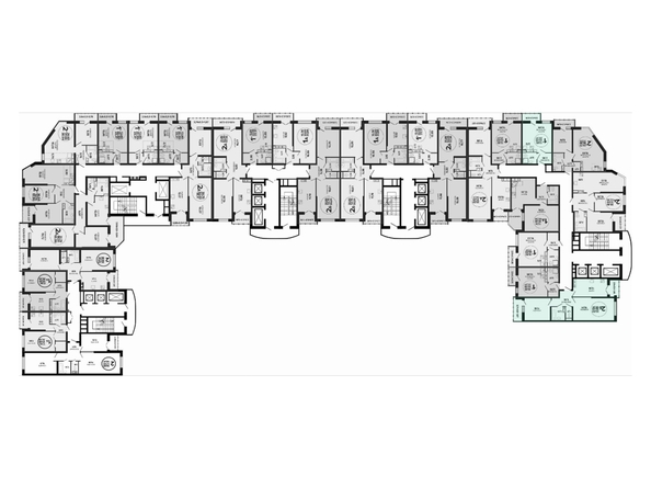 
  Продается 2-комн. квартира 56.85 м², в ЖК Гулливер, литер 3. Фото 2.