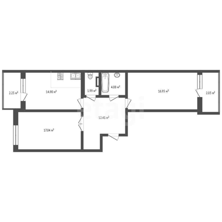 
  Продается 2-комн. квартира 67.8 м². Фото 1.