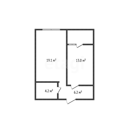 
  Продается 1-комн. квартира 42.5 м². Фото 1.