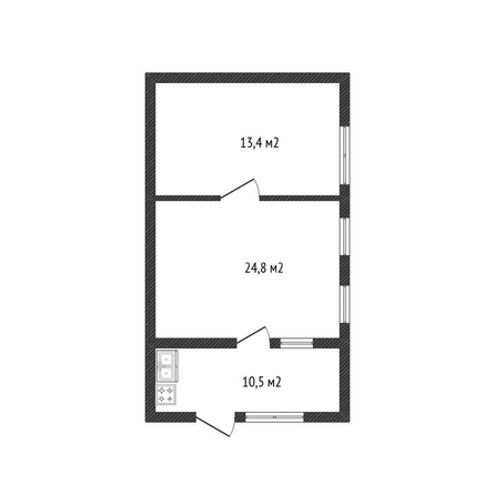 
  Продается 2-комн. квартира 48.5 м². Фото 1.