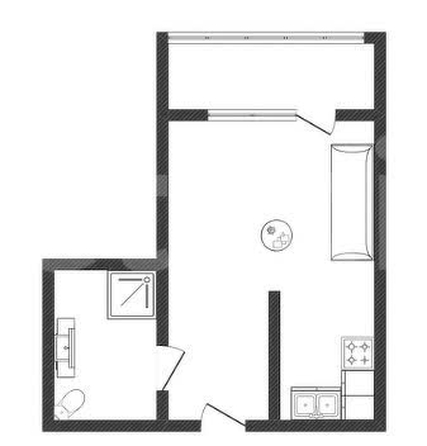 
  Продается студия 21.7 м², в ЖК Хорошая погода, литера 1. Фото 1.