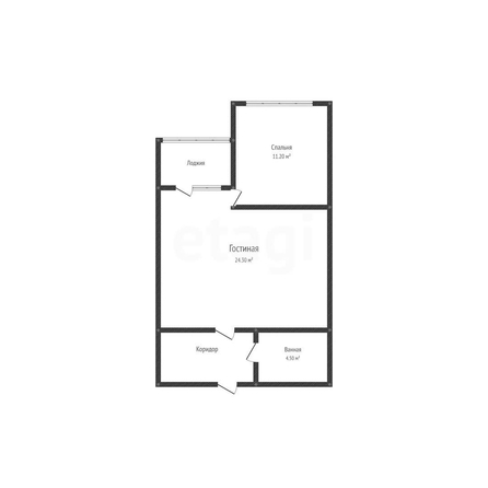 
  Продается 1-комн. квартира 45.9 м². Фото 1.