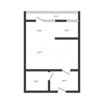 
  Продается 1-комн. квартира 37.3 м². Фото 1.