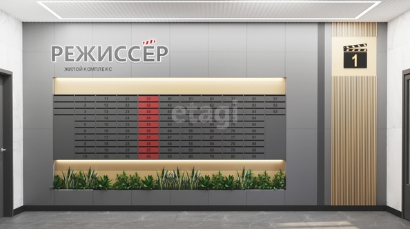 
  Продается 2-комн. квартира 58.36 м², в ЖК Режиссёр, литера 3. Фото 11.