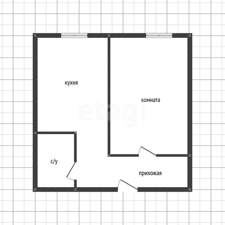 
  Продается 1-комн. квартира 35 м². Фото 1.