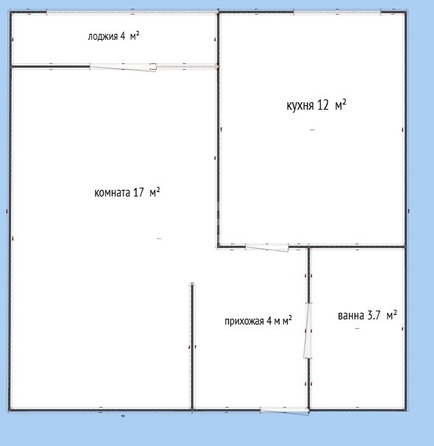 
  Продается 1-комн. квартира 37.3 м². Фото 1.