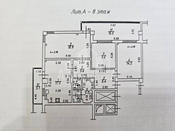 
  Продается 3-комн. квартира 79.9 м². Фото 19.