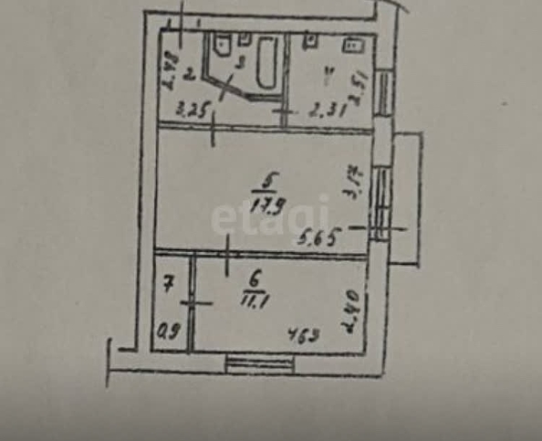 
  Продается 2-комн. квартира, 51.4 м², Мира ул, д. 430
. Фото 16.