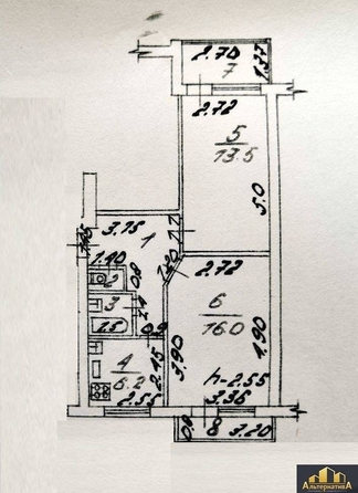 
  Продается 2-комн. квартира 45.6 м². Фото 12.
