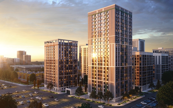 
  Продается 1-комн. квартира, 43.3 м², ЖК Кварталы 17/77, литер 7.2
. Фото 1.