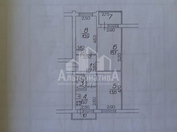 
  Продается 3-комн. квартира, 54 м², Островского ул
. Фото 13.