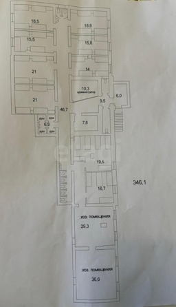 
   Продам помещение свободного назначения, 318.7 м², Объездная ул, 3к.1 (Ленинский)

. Фото 7.