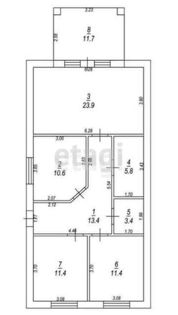 
   Продам дом, 125 м², Михайловск

. Фото 13.