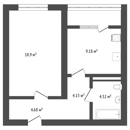 
   Продам 1-комнатную, 35 м², Полеводческая ул, 1

. Фото 7.