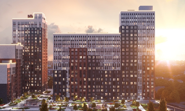 
  Продается 2-комн. квартира 60.9 м², в ЖК Резиденция СОФИ, литер 1 корпус 2. Фото 1.