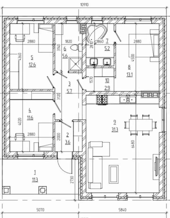 
  Продается дом 110 м². Фото 13.