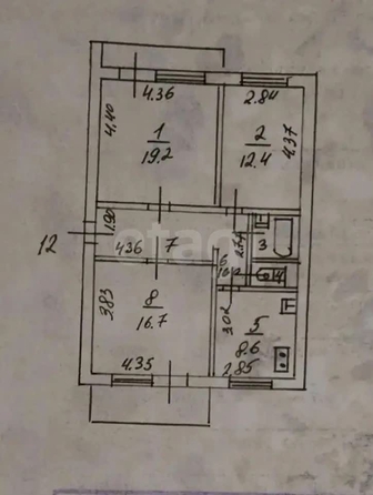 
  Продается 3-комн. квартира 71.9 м². Фото 1.