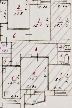 
  Продается 3-комн. квартира 66.7 м². Фото 5.