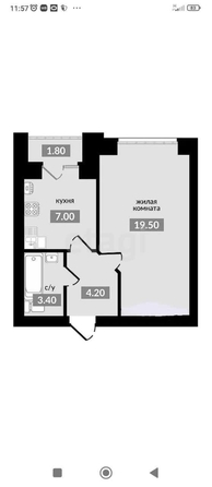 
   Продам 1-комнатную, 33.6 м², Владислава Листьева ул, 1

. Фото 12.