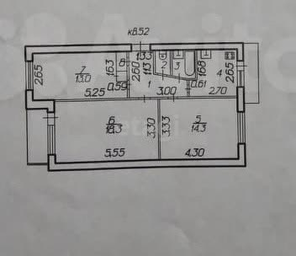 
   Продам 3-комнатную, 64 м², М.Морозова ул, 50

. Фото 20.