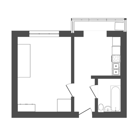 
   Продам 1-комнатную, 38.7 м², Пирогова ул, 74

. Фото 14.