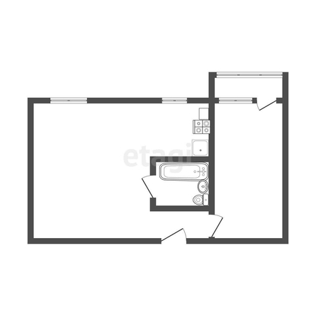 
   Продам 2-комнатную, 45 м², Мира ул, 332

. Фото 15.