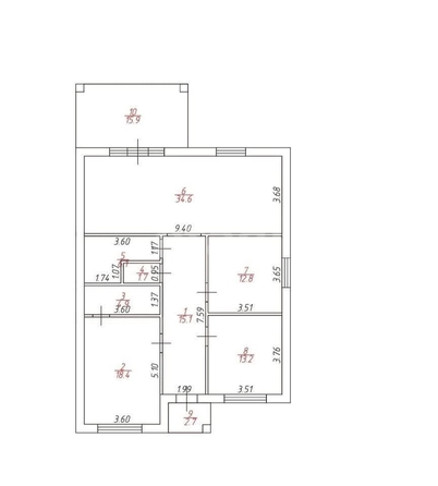 
   Продам дом, 131 м², Михайловск

. Фото 15.