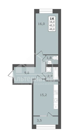 
  Продается 1-комн. квартира, 49 м², Им. Рыбникова ул
. Фото 1.