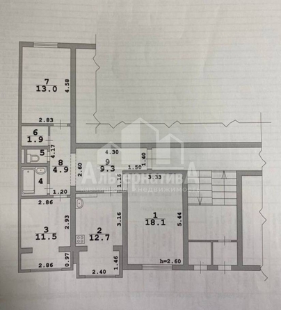 
   Продам 3-комнатную, 75 м², Азербайджанская ул

. Фото 13.