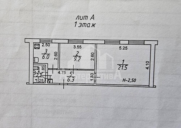 
   Продам 2-комнатную, 42 м², Калинина ул

. Фото 8.