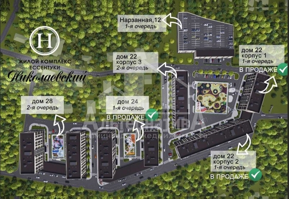 
   Продам 1-комнатную, 37.12 м², Благодатная ул

. Фото 3.