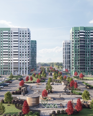 
  Продается 1-комн. квартира 37.05 м², в ЖК Флора, литера 3.1. Фото 1.