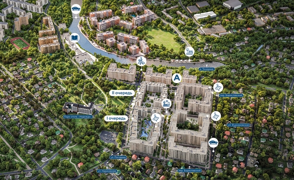 
  Продается 1-комн. квартира 37.42 м², в  Курортный квартал Ривьера, I оч. Фото 6.