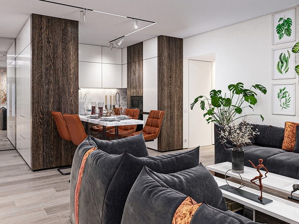 
  Продается 1-комн. квартира 38.3 м², в ЖК Панорама на Театральном, литера 1. Фото 10.