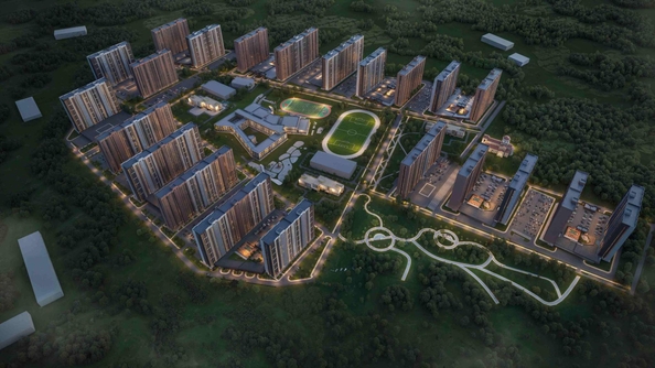 
  Продается 2-комн. квартира 66.51 м², в ЖК Октябрь Парк, 1.2. Фото 2.