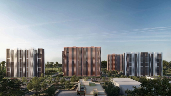 
  Продается 3-комн. квартира 66.26 м², в ЖК Октябрь Парк, 8.1. Фото 1.